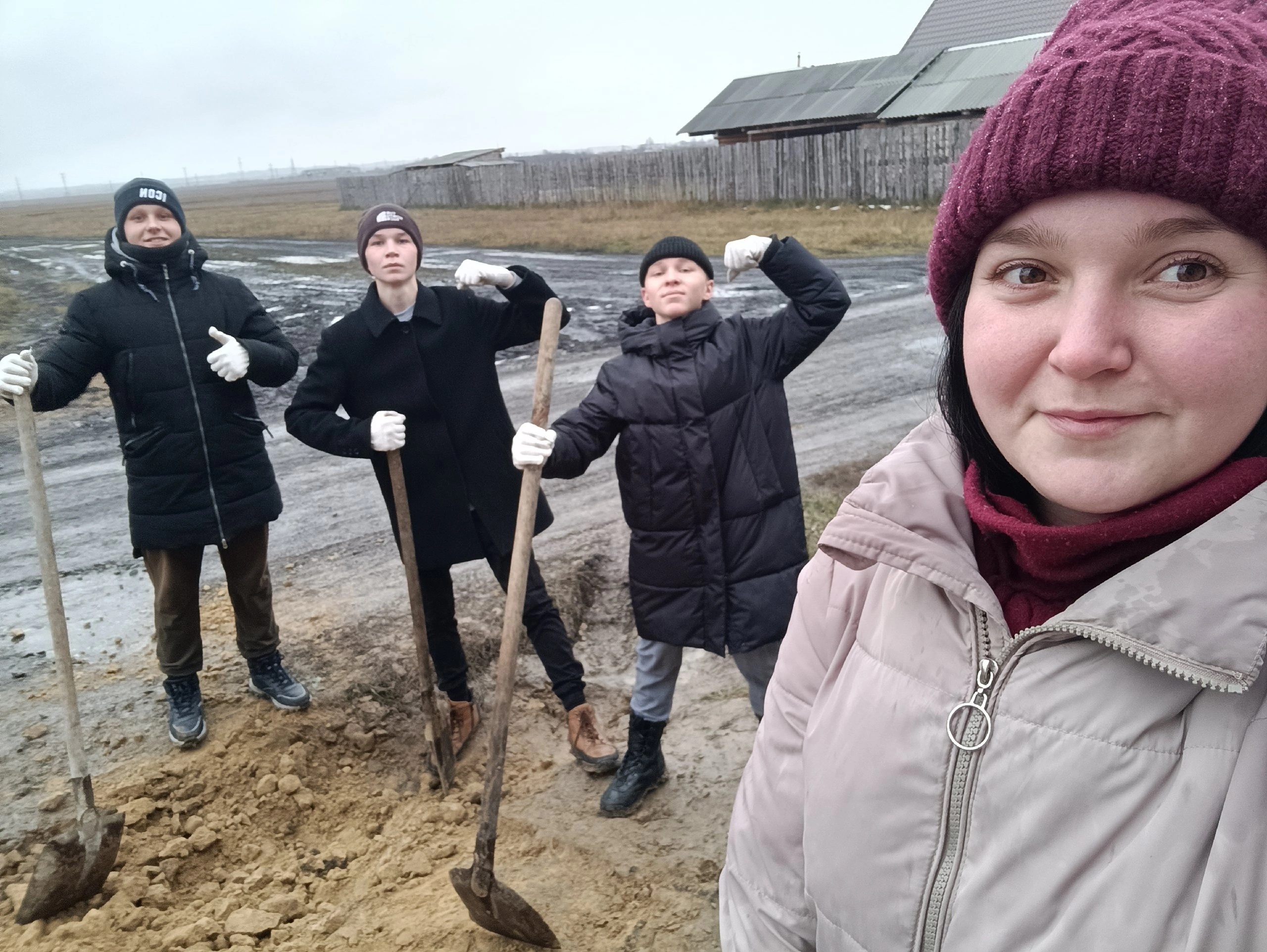 Волонтёры в деле.